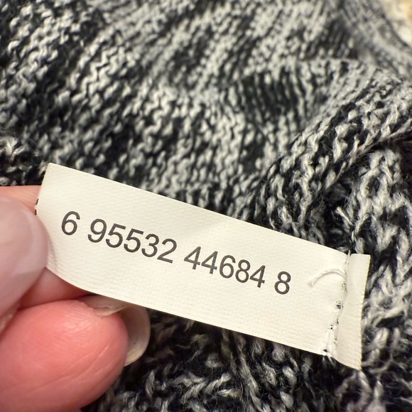 Bobbie Brooks Marled Knit‎ Sweater Dress Women’s Large Gray Black NWT - Picture 14 of 14